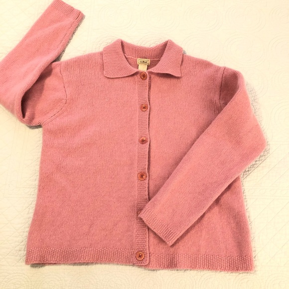 L.L. Bean Sweaters - Vintage LL Bean cardigan. Lambs wool and angora. Size large.